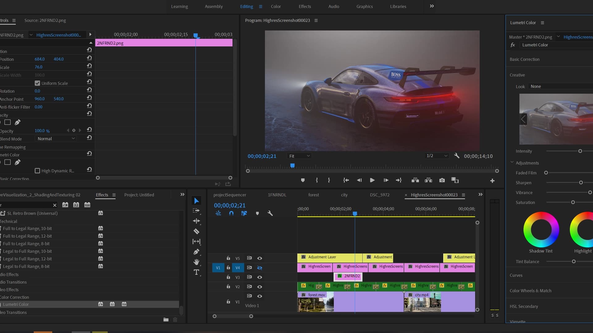 Post Production and Video Editing